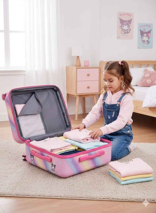 Swarn Products حقيبة سفر متينة للأطفال من سوارن برودكتس، مصنوعة من البولي كربونات متعدد الألوان، خفيفة الوزن للغاية، ومزودة بعجلات (20 بوصة). - Image 3